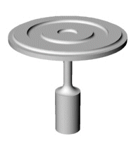Ultrasonic horn -- flexure disk
