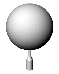 Ultrasonic horn -- radial sphere